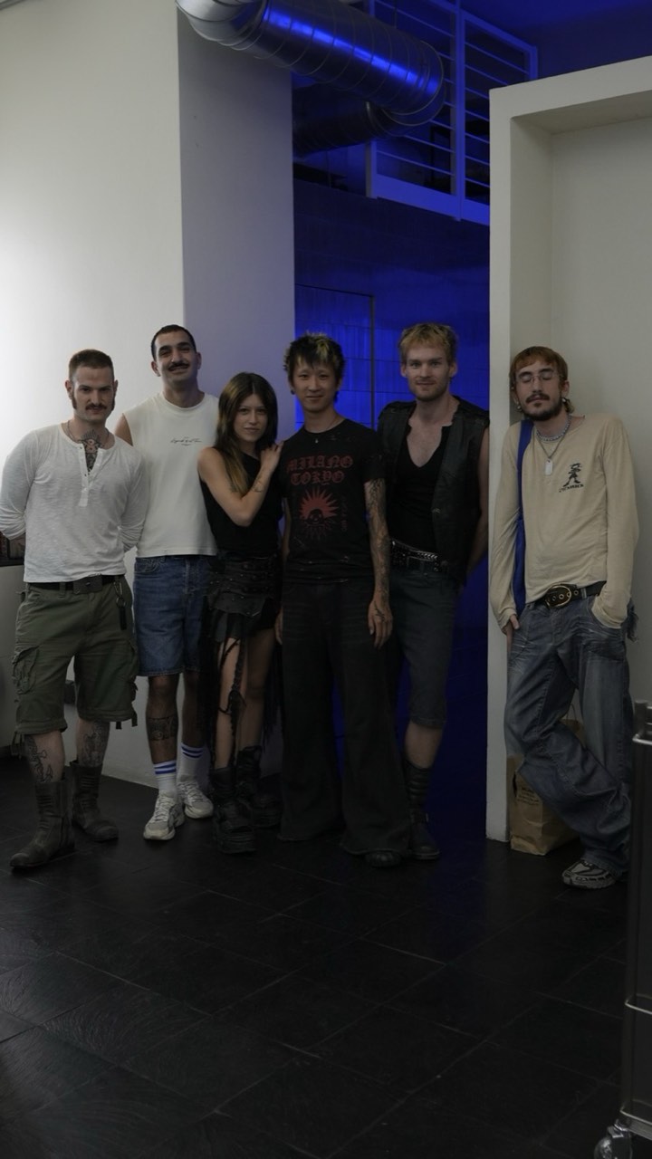 The HALLE Milano team during the guest days
